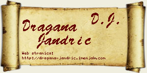 Dragana Jandrić vizit kartica
